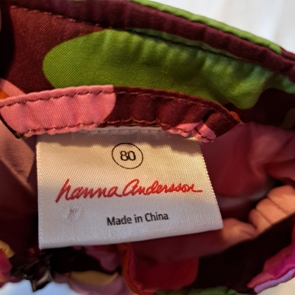 Hanna Andersson floral padded vest size 80 or 18-24 months - Picture 2 of 3